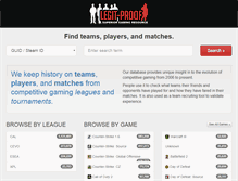 Tablet Screenshot of legit-proof.com